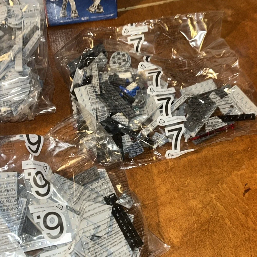 Lego bags inside